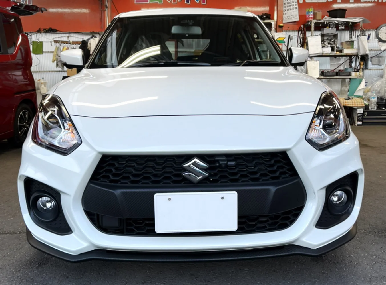 施工後の車両写真